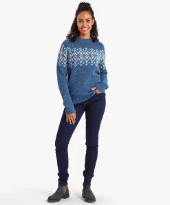 Dumji Crew Sweater W Seaport