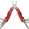 Edelstahl MultiTool rot