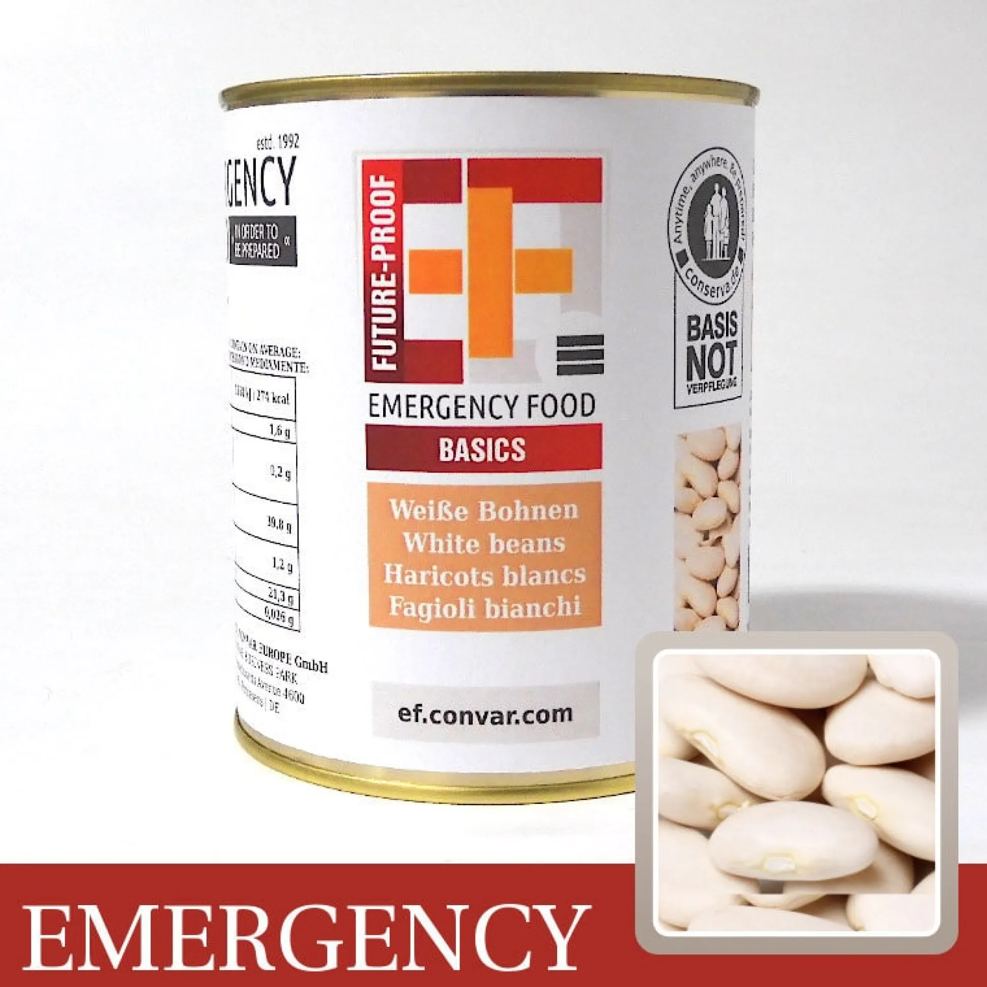 EF Basics Weiße Bohnen