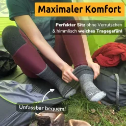 Escape Merino grey fire red