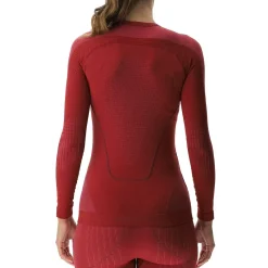 Evolutyon Woman LS Crew - Red