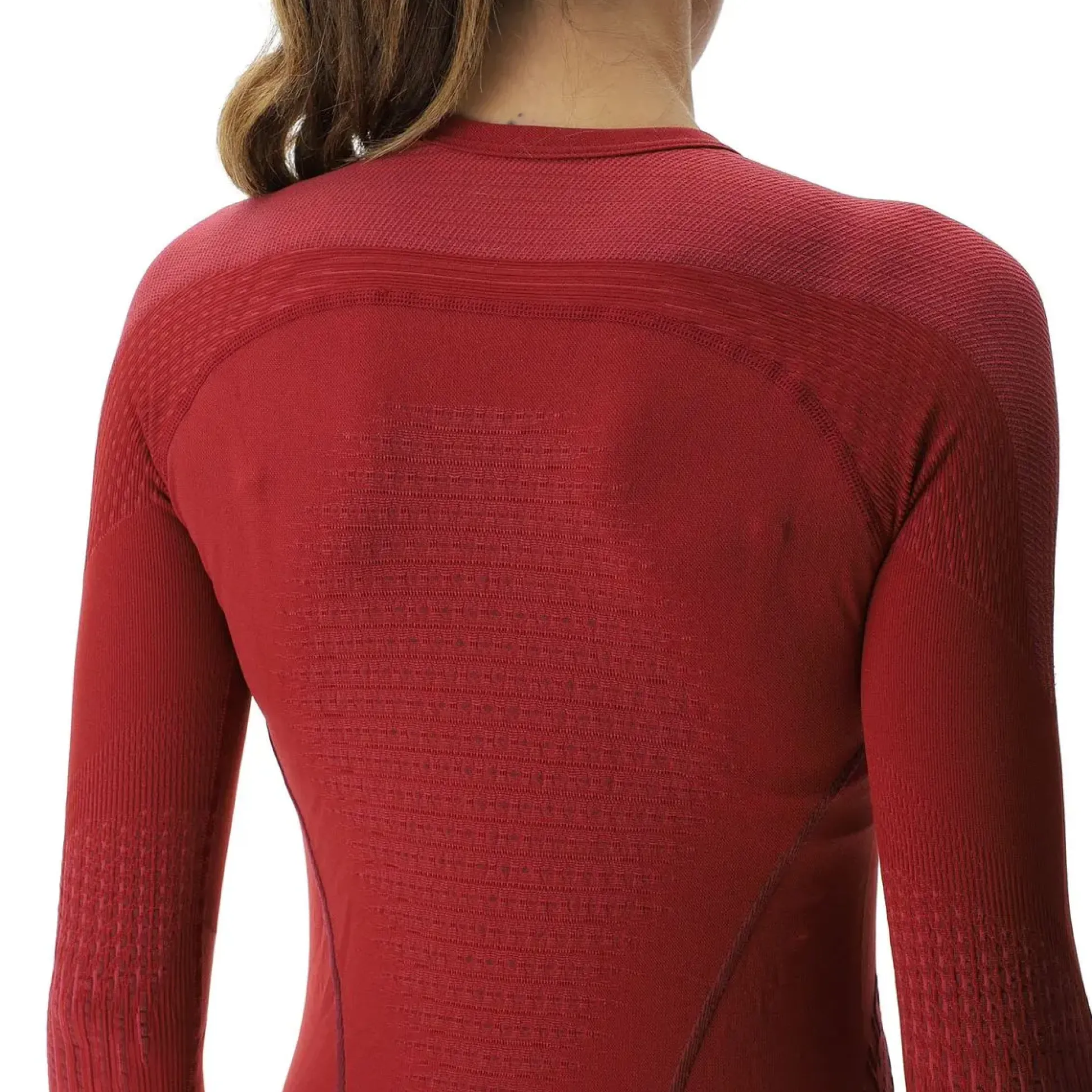 Evolutyon Woman LS Crew - Red