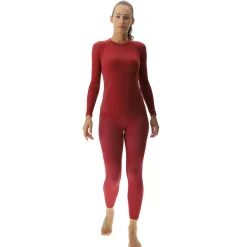 Evolutyon Woman LS Crew - Red