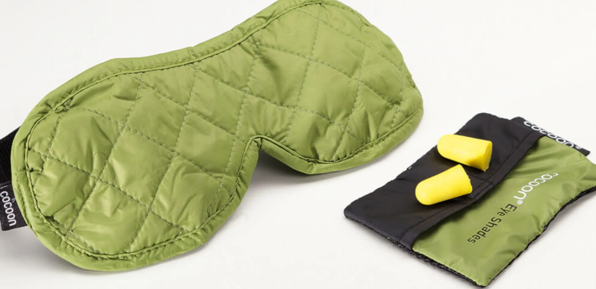 Eye Shades inkl. Ear Plugs - wasabi/grey