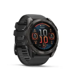 Fenix 8 51mm AMOLED Sapphire Schwarz/Carbongrau - Armband Schwarz