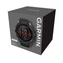 Fenix 8 51mm AMOLED Sapphire Schwarz/Carbongrau - Armband Schwarz