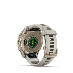 Fenix 8 43mm AMOLED Sapphire Nebelgrau/Softgold - Armband Nebelgrau
