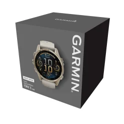 Fenix 8 43mm AMOLED Sapphire Nebelgrau/Softgold - Armband Nebelgrau