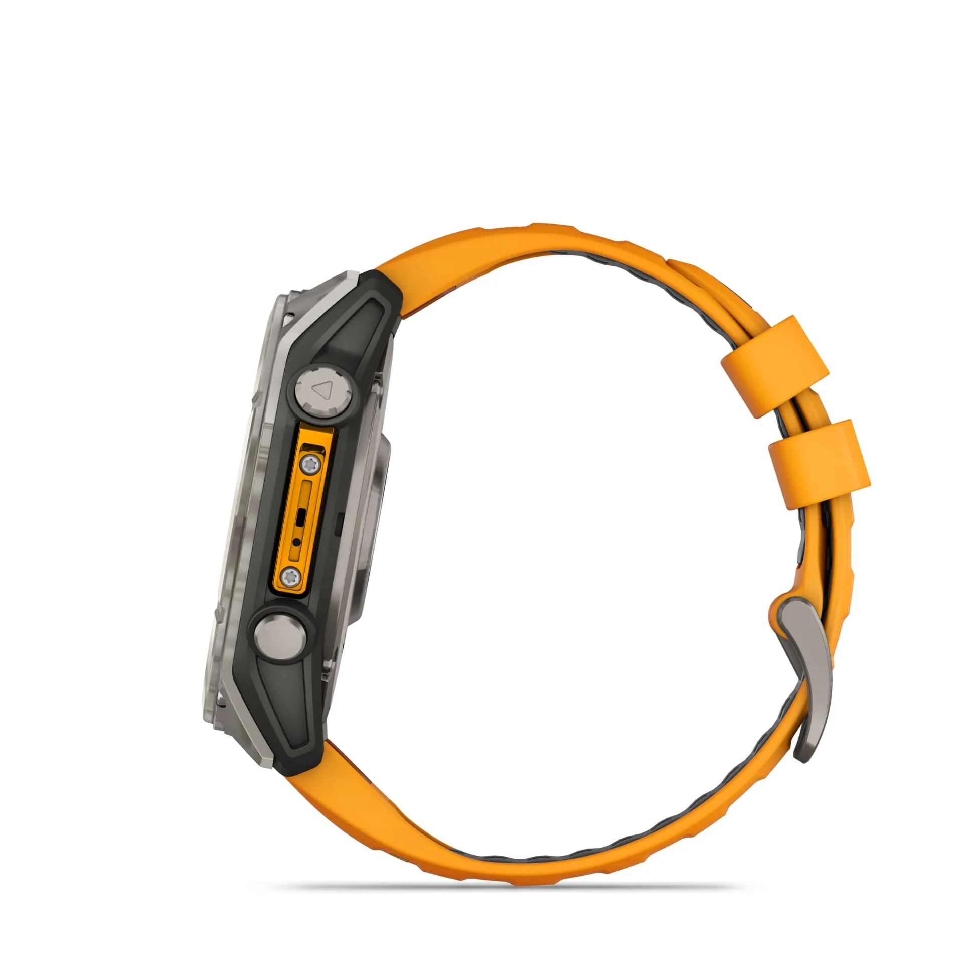 Fenix 8 51mm AMOLED Sapphire Graphit/Titanium - Armband Orange
