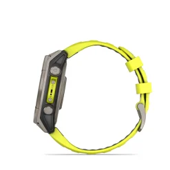 Fenix 8 47mm SOLAR Sapphire Graphit/Titanium - Armband Yellow