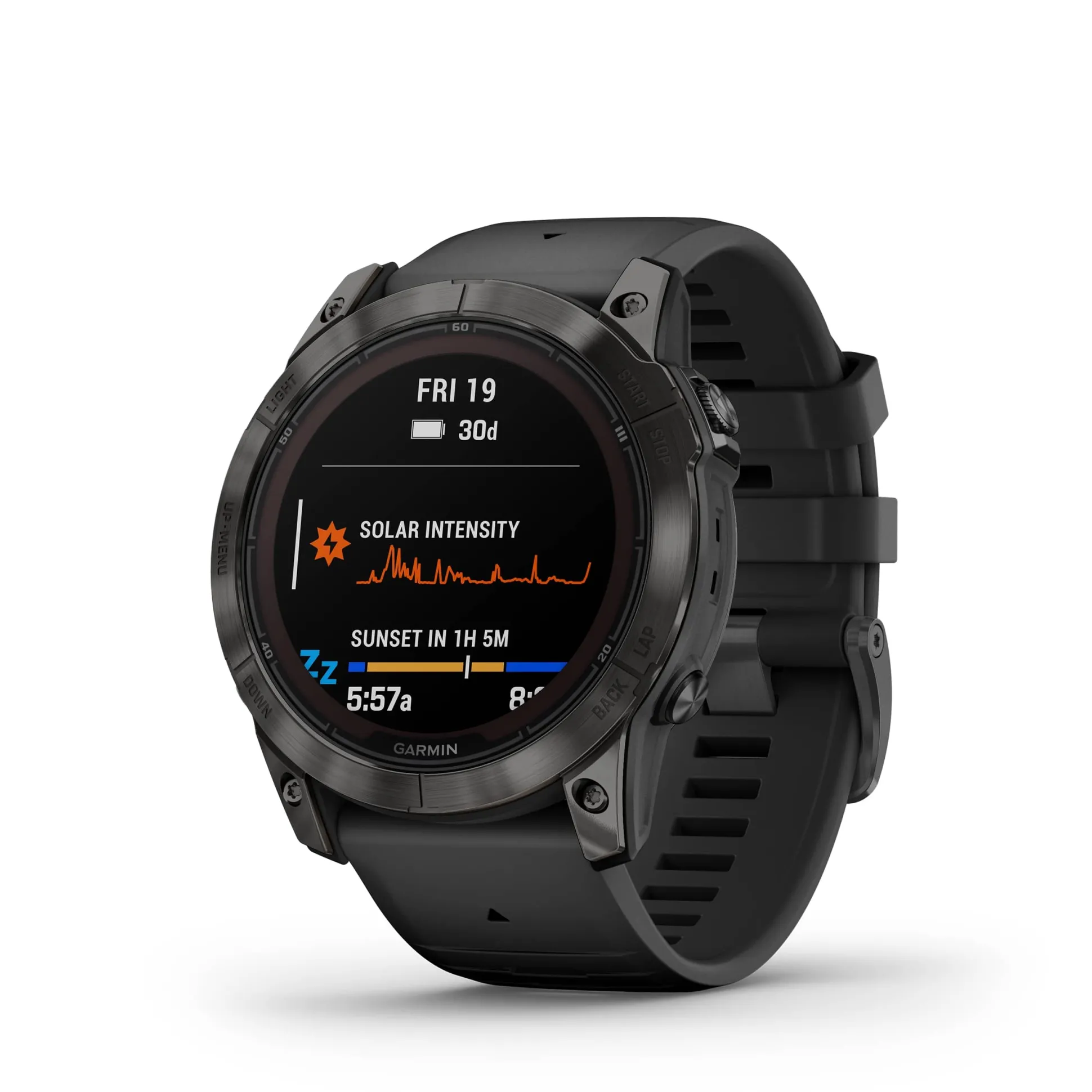 FENIX 7X PRO - SAPPHIRE SOLAR EDITION Schwarz/Carbongrau Titan - 51mm