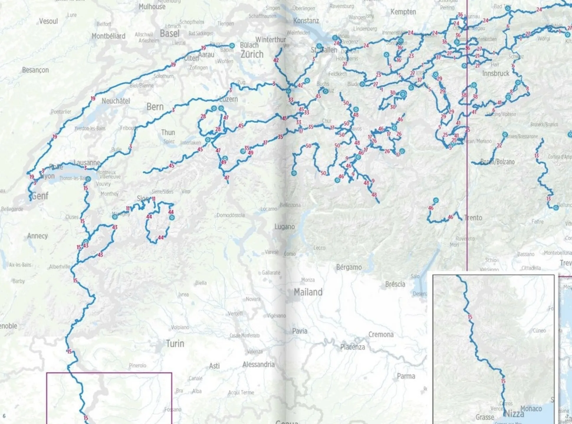 Fernwanderwege Alpen