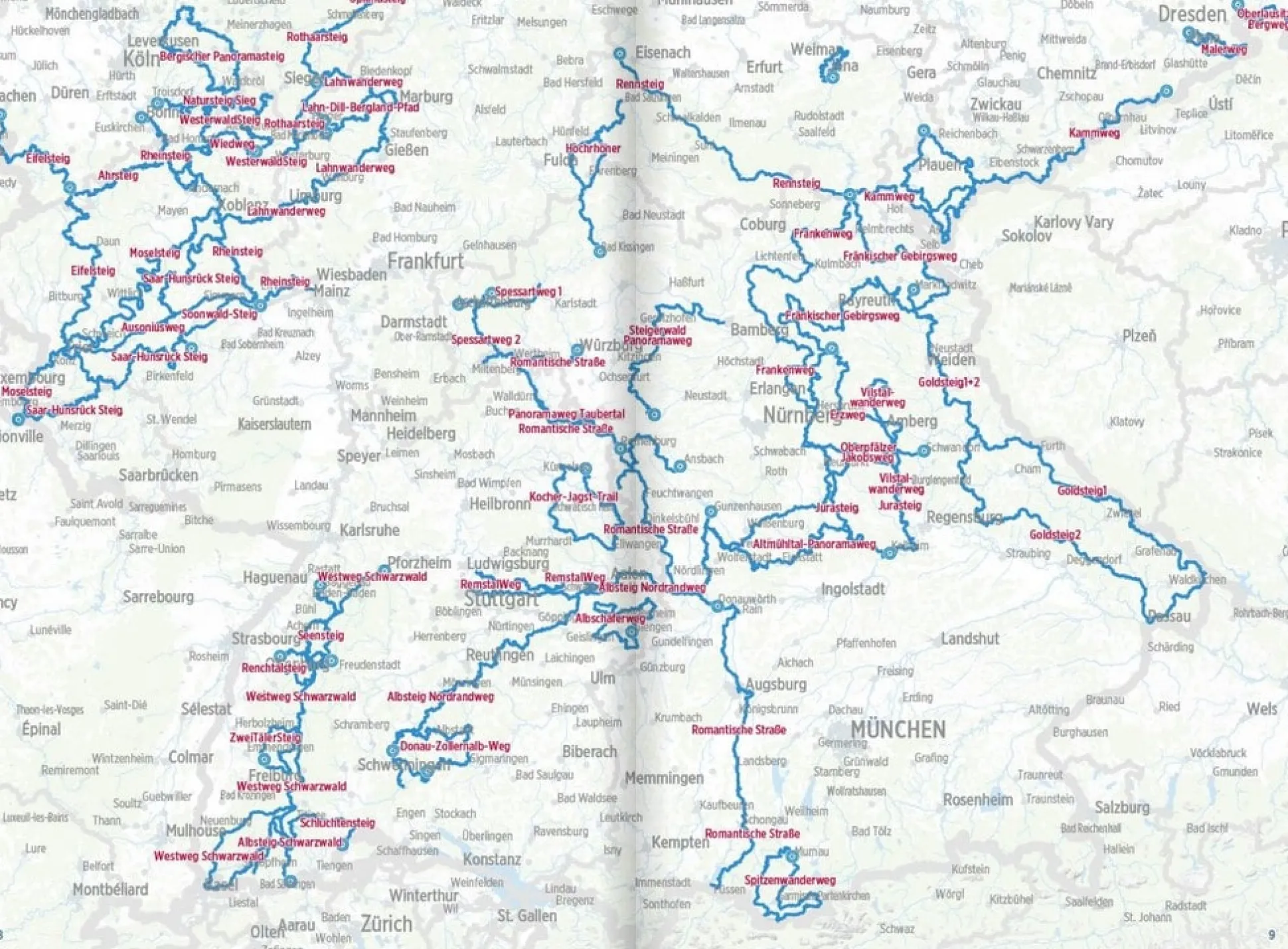 Fernwanderwege Deutschland