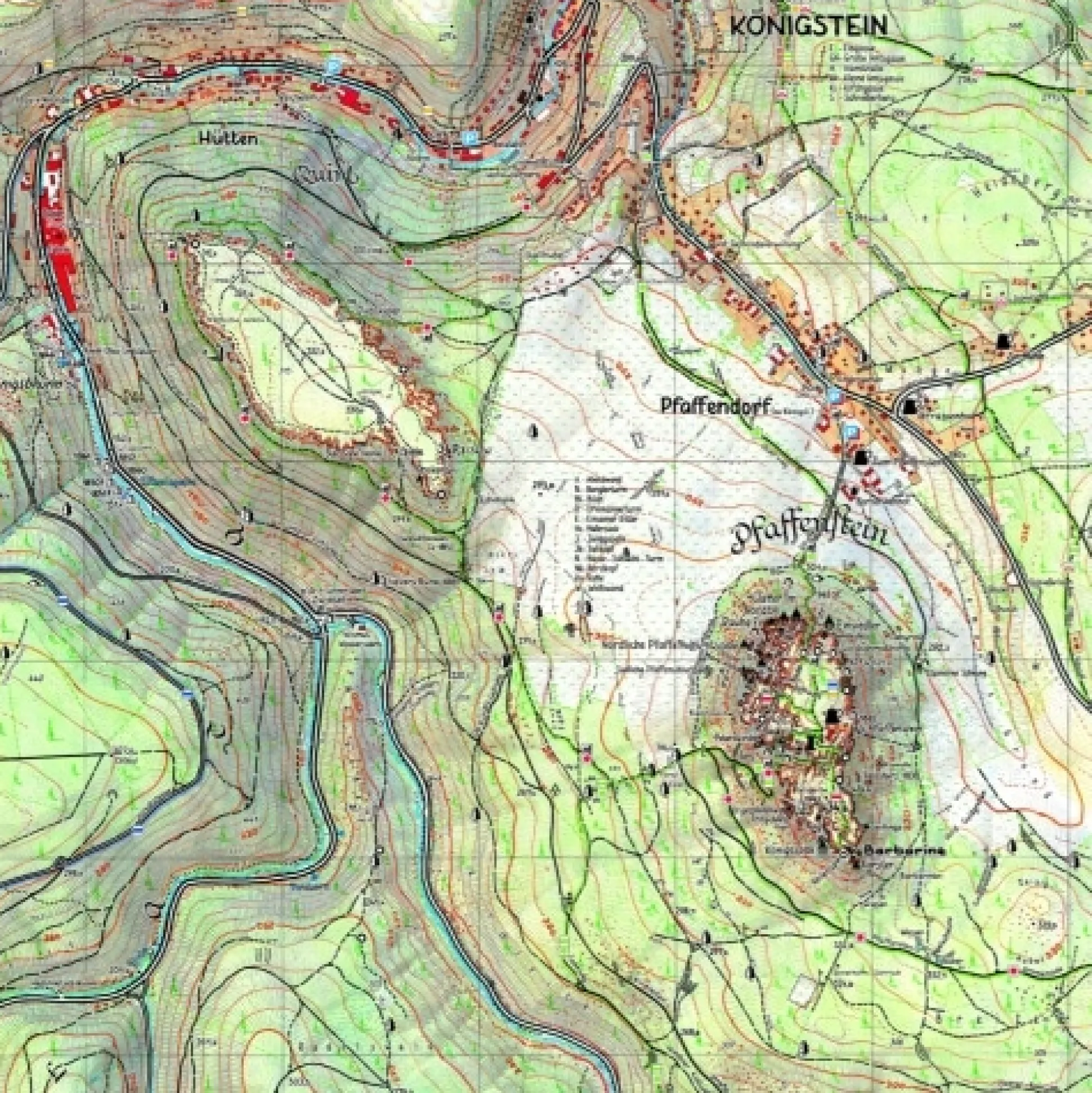Festung Königstein und die Tafelberge