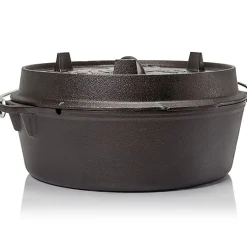 Feuertopf mit planem Boden