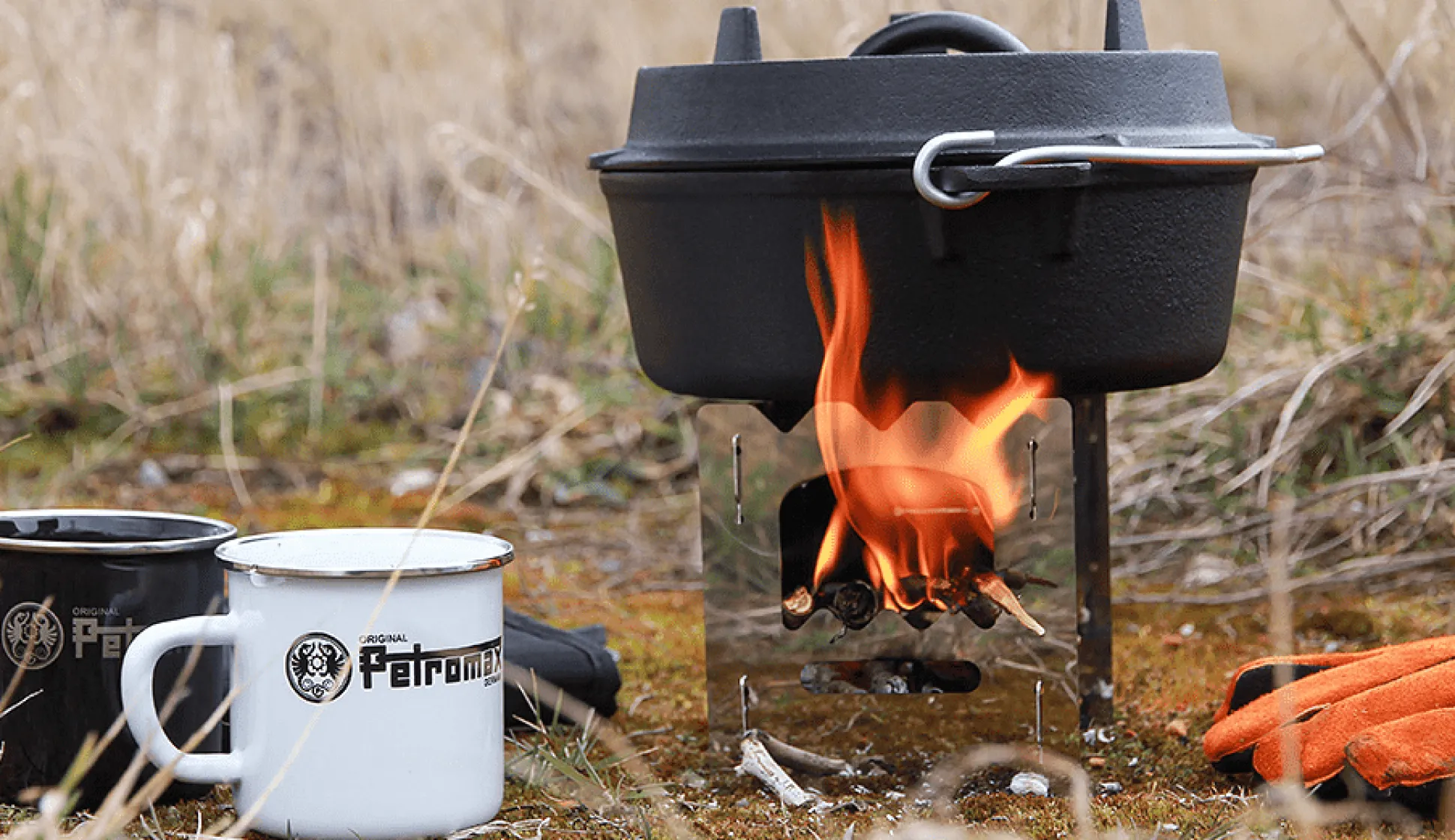 Feuertopf mit planem Boden