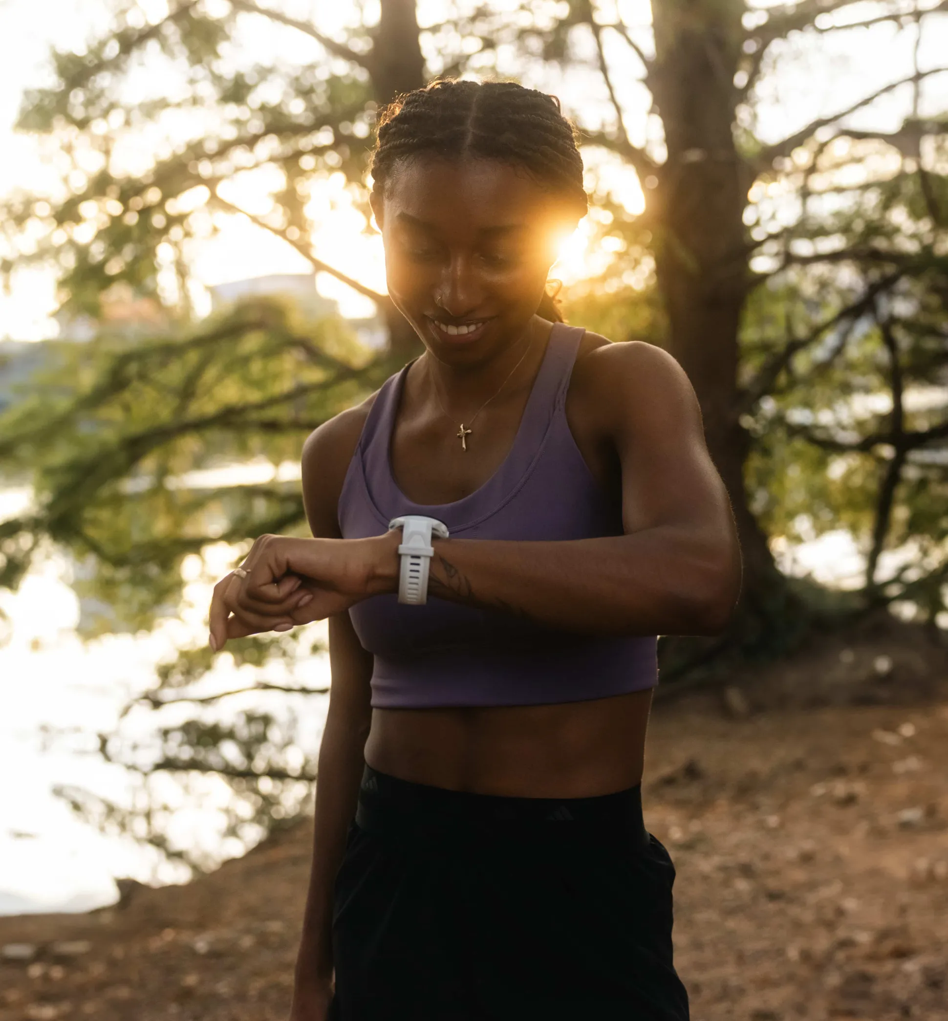 Forerunner 165 mist grey/whitestone