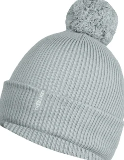 Girls Holmenkollen Bobble Cap - grey