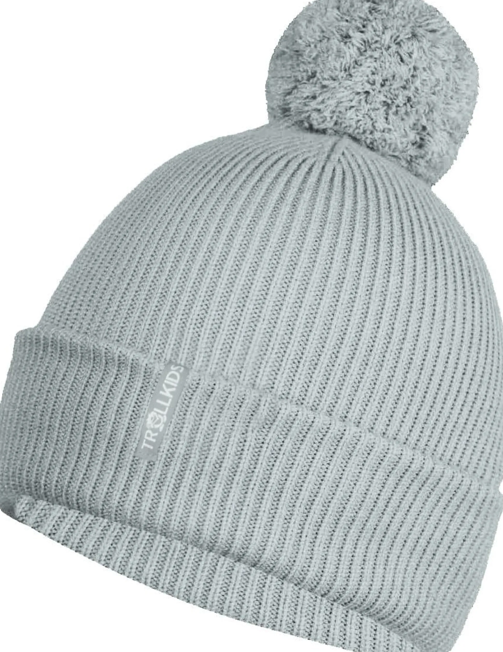 Girls Holmenkollen Bobble Cap - grey