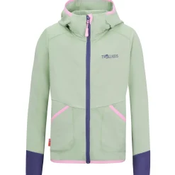 Girls Sandefjord Jacket Green/Wild Rose