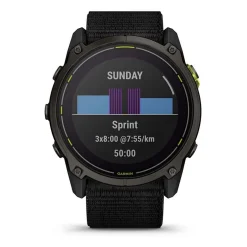 GPS Enduro 3 SOLAR Sapphire Schwarz/Carbongrau