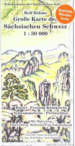 Große Karte der Sächsischen Schweiz