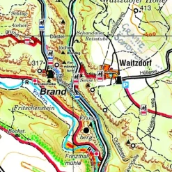 Große Karte der Sächsischen Schweiz