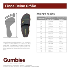 Gumbies Strider Slides W Black