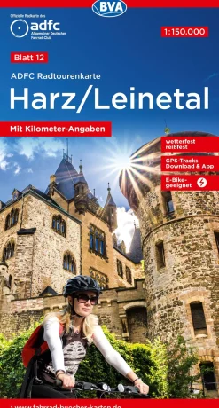 Harz / Leinetal Fahrradkarte