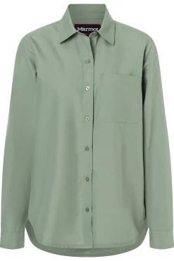 Hemd Airexchange Solarshield - W Agate Green