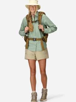 Hemd Airexchange Solarshield - W Agate Green