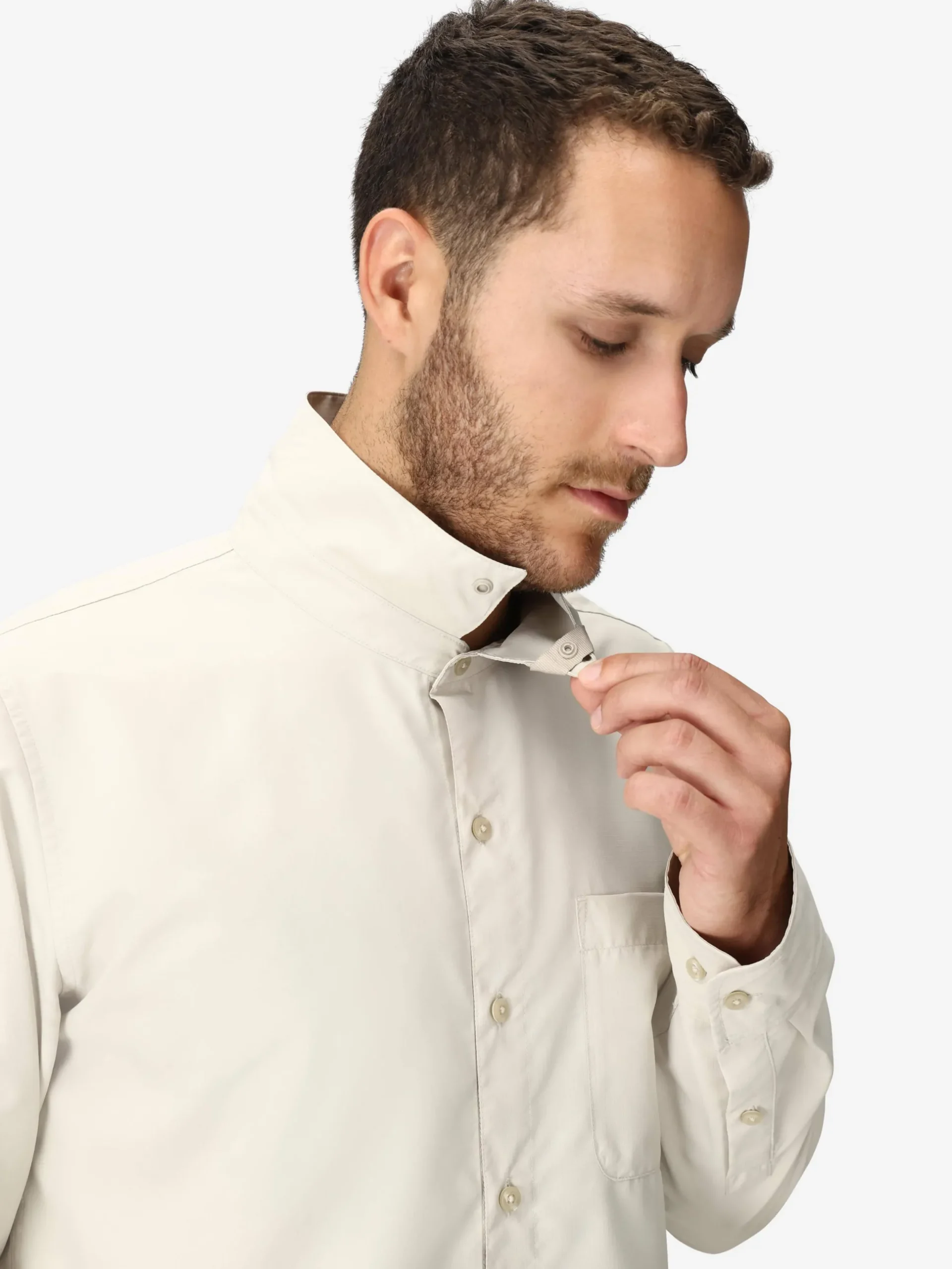 Hemd Airexchange Solarshield L/S Birch Bark