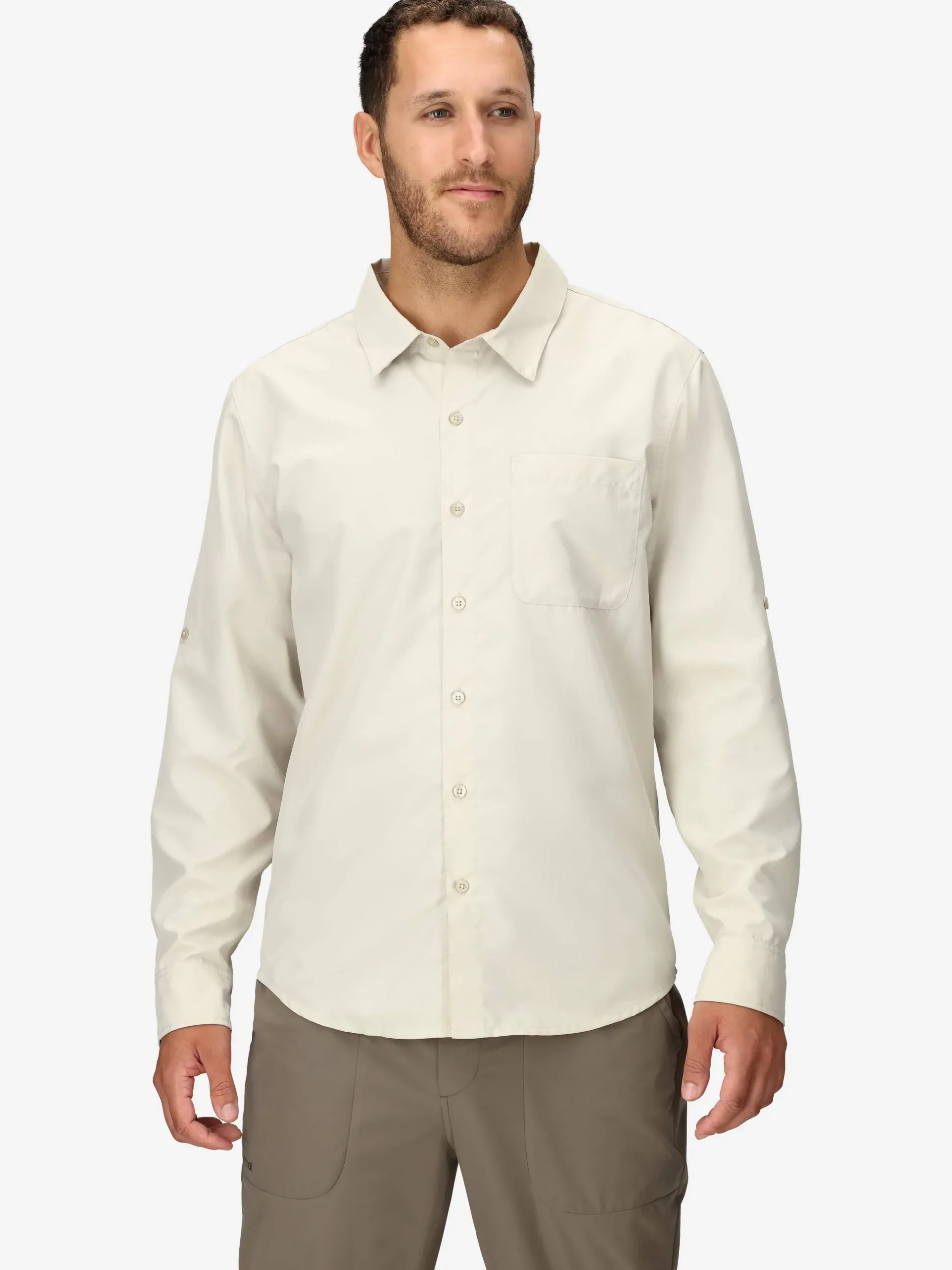 Hemd Airexchange Solarshield L/S Birch Bark