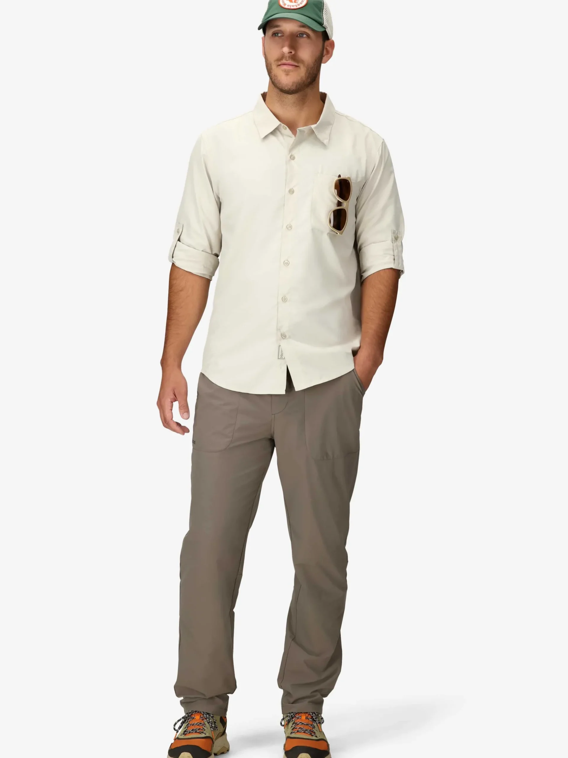 Hemd Airexchange Solarshield L/S Birch Bark