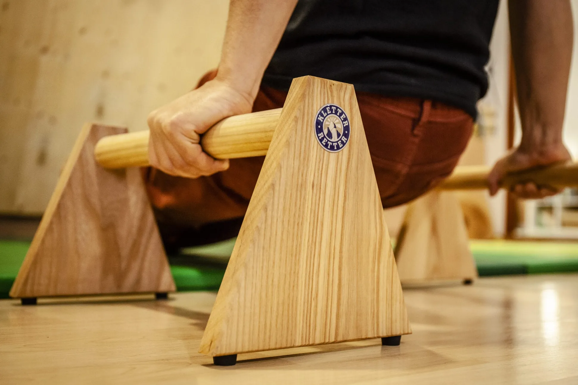 Holz Parallettes (Paar)