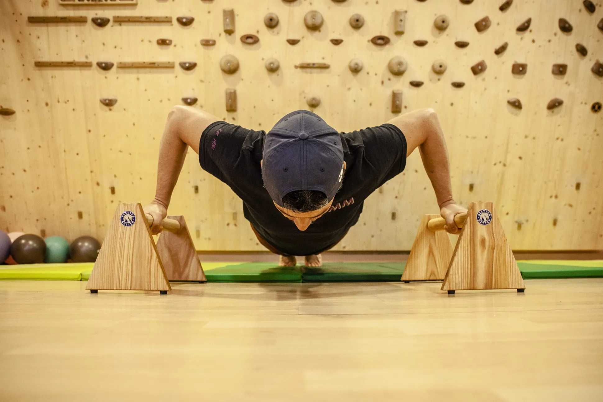 Holz Parallettes (Paar)