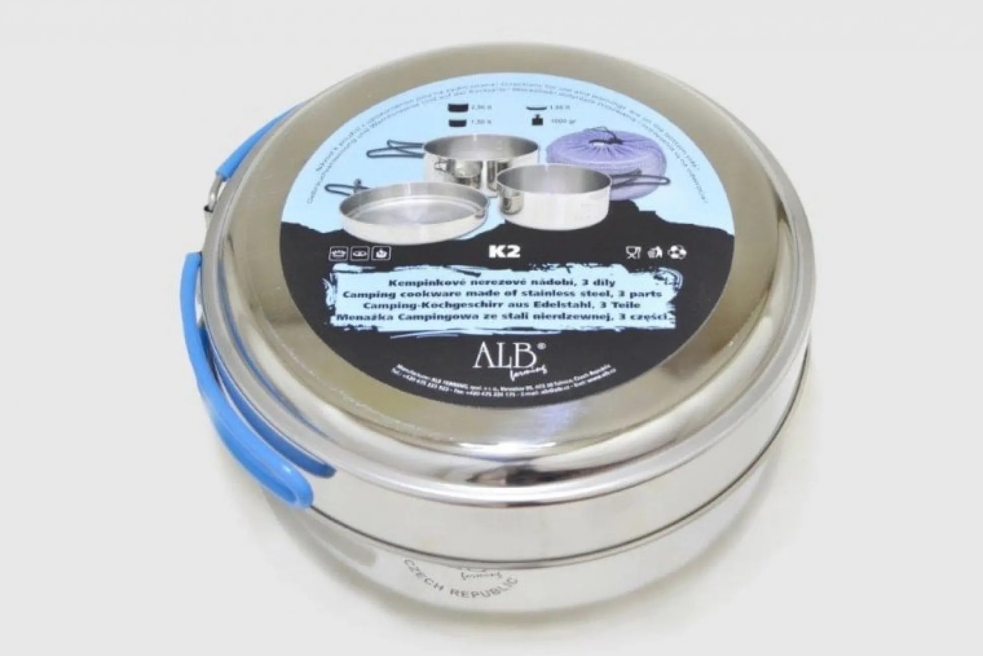 K2 Inox Kochset 3 Teilig