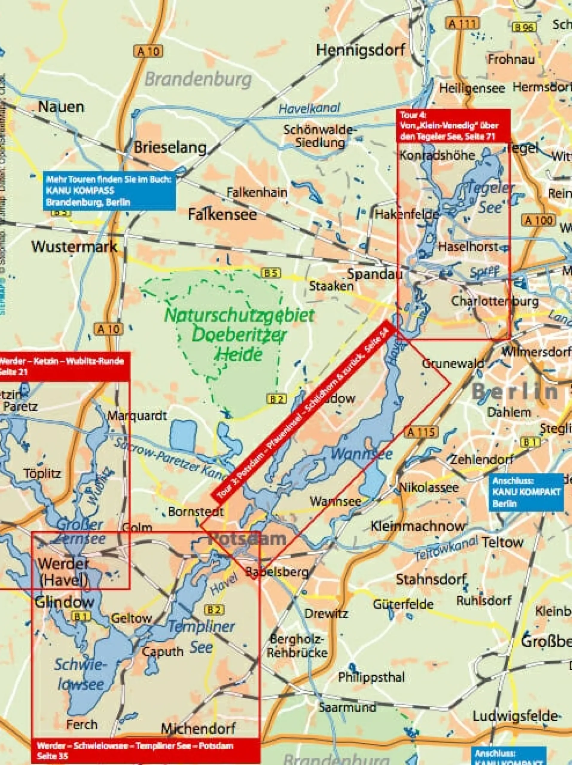 Kanu Kompakt - Potsdam, Werder, Spandau 2016