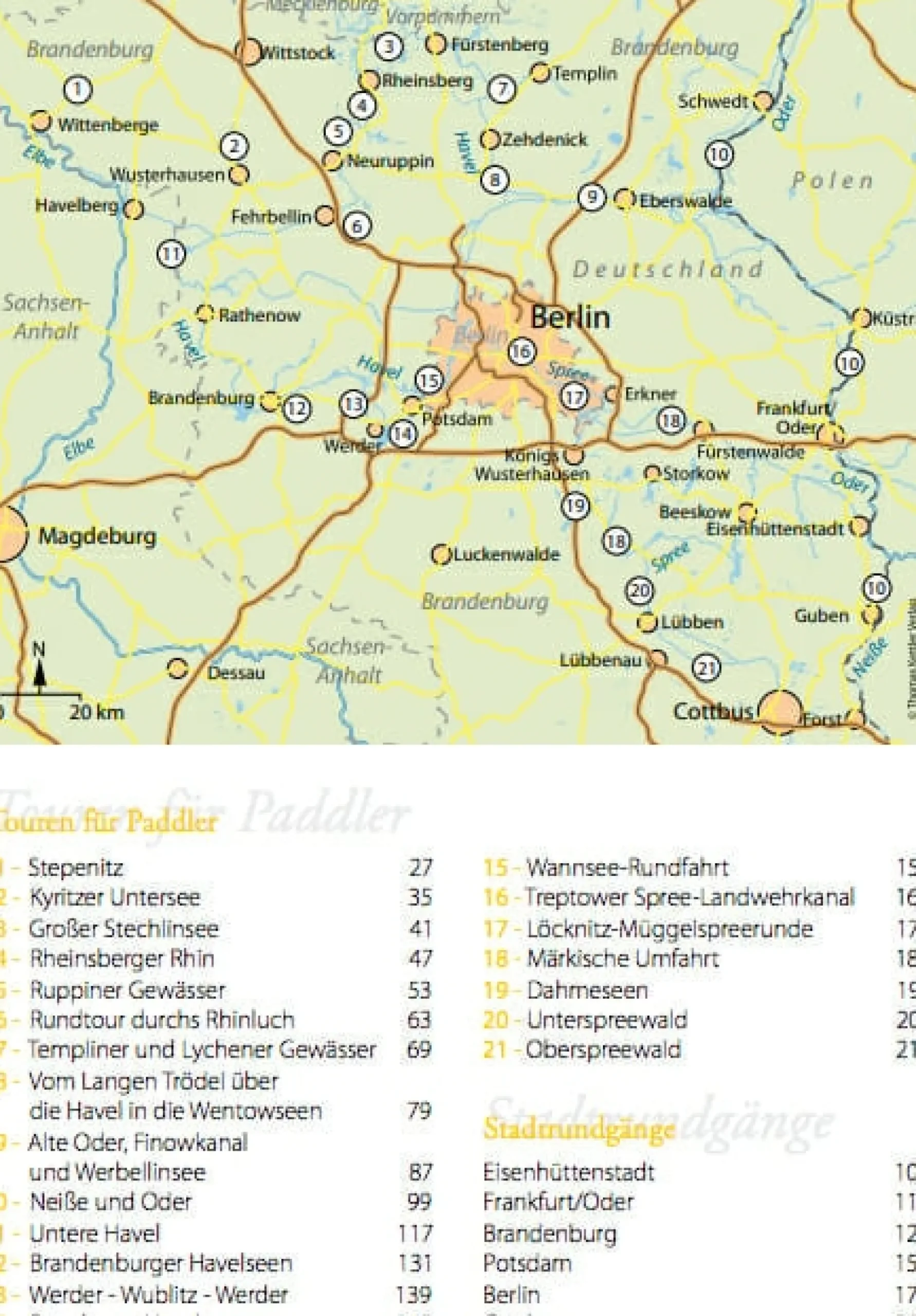 Kanu Kompass Brandenburg & Berlin - 2021