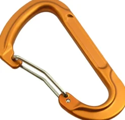 Karabiner D-Form mit Drahtbügel