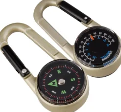 Karabiner Kompass mit Thermometer