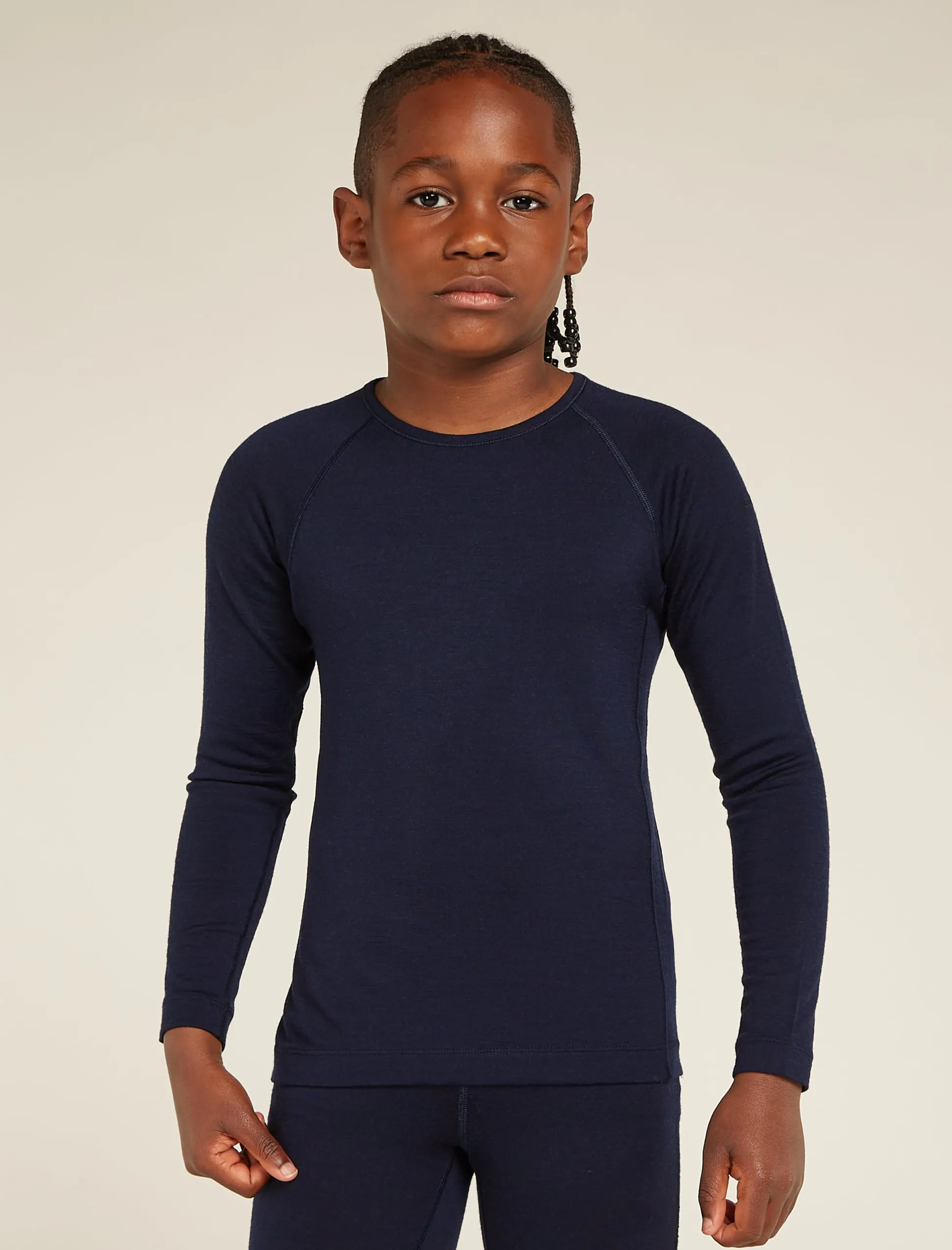 Kids 200 Oasis LS Crewe Midnight Navy