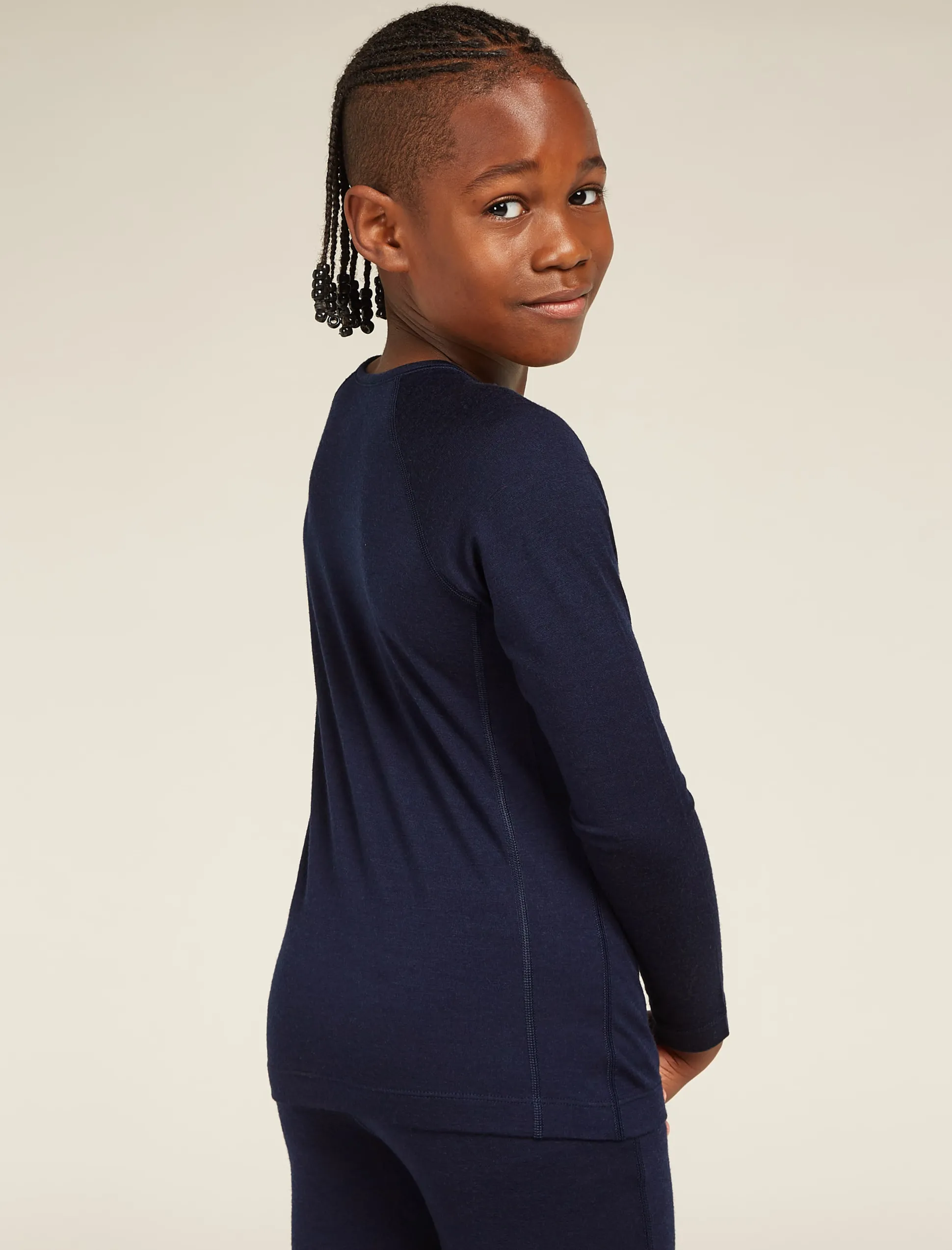 Kids 200 Oasis LS Crewe Midnight Navy