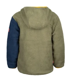 Kids Aurlandsfjord Jkt - moss/blue/yellow