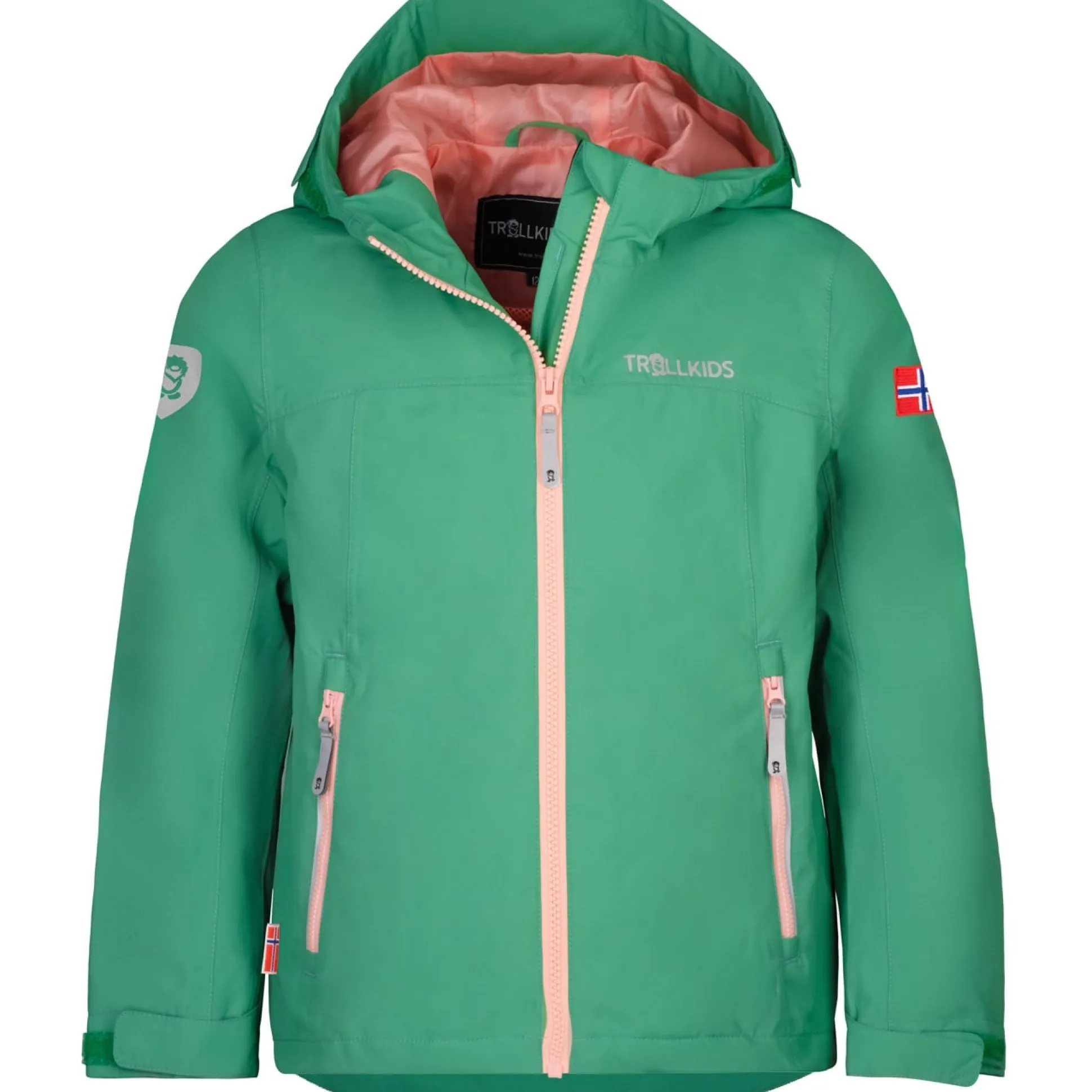 Kids Telemark JKT Leaf Green/Dahlia