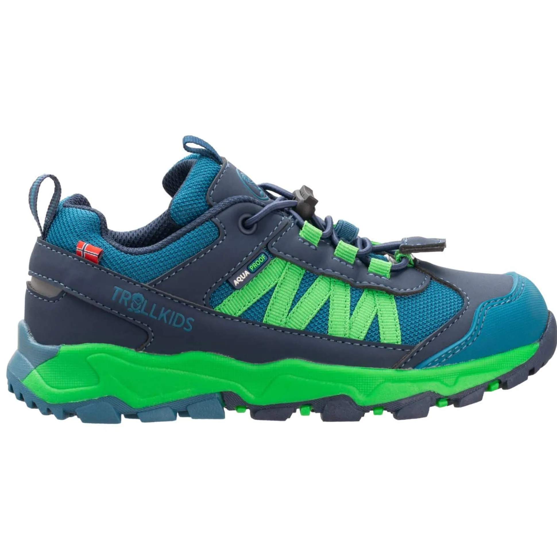 Kids Tronfjell Hiker Low Blue/Green
