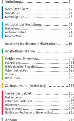 Kletterführer Mittelsachsen