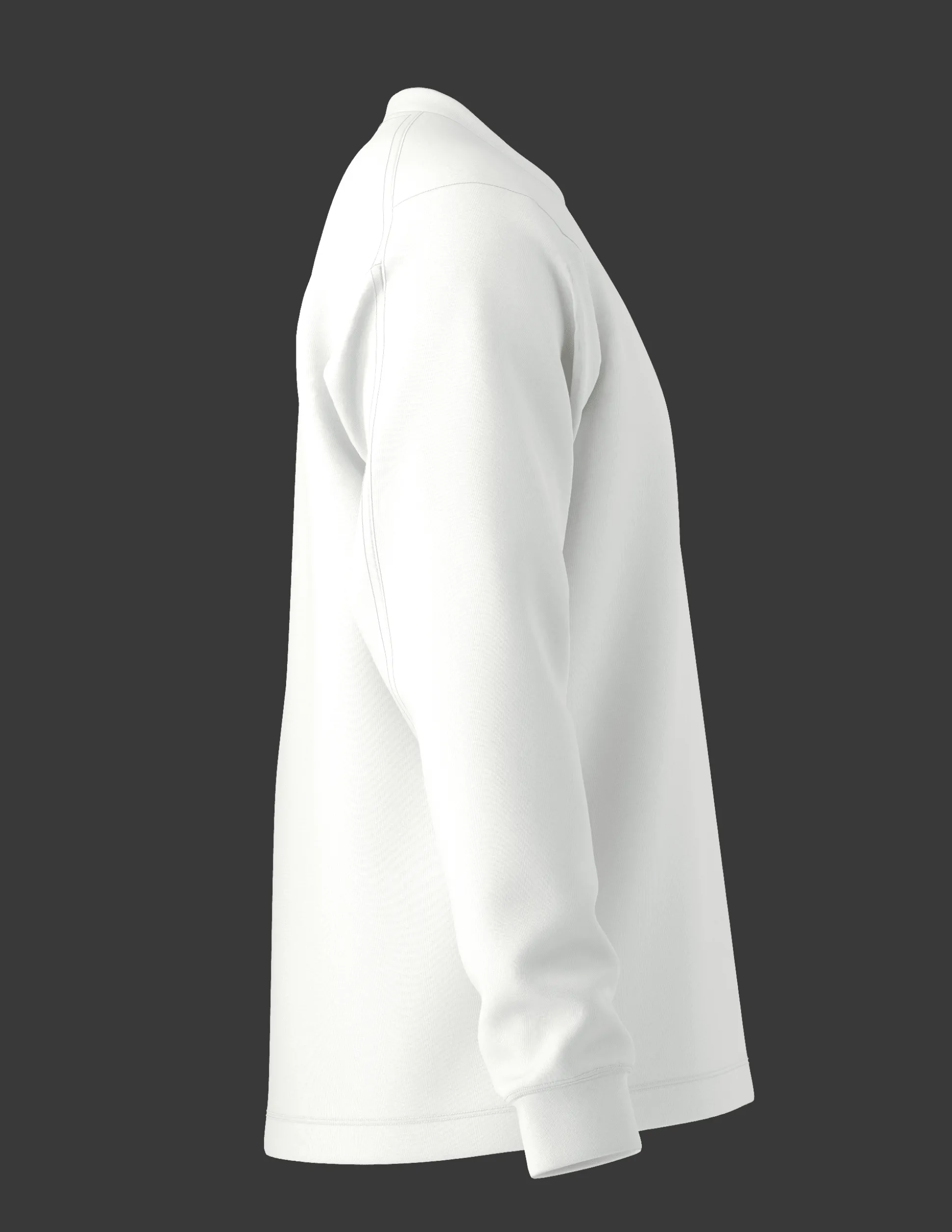 Kragg Cotton LS White LT/Black