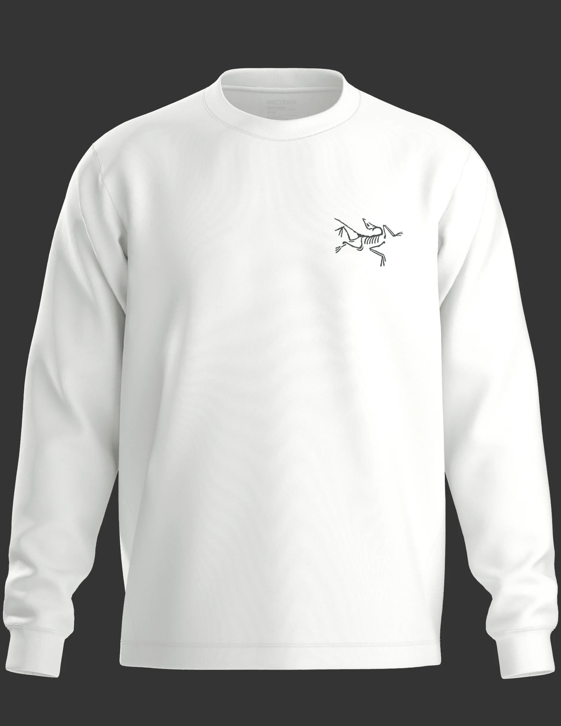 Kragg Cotton LS White LT/Black