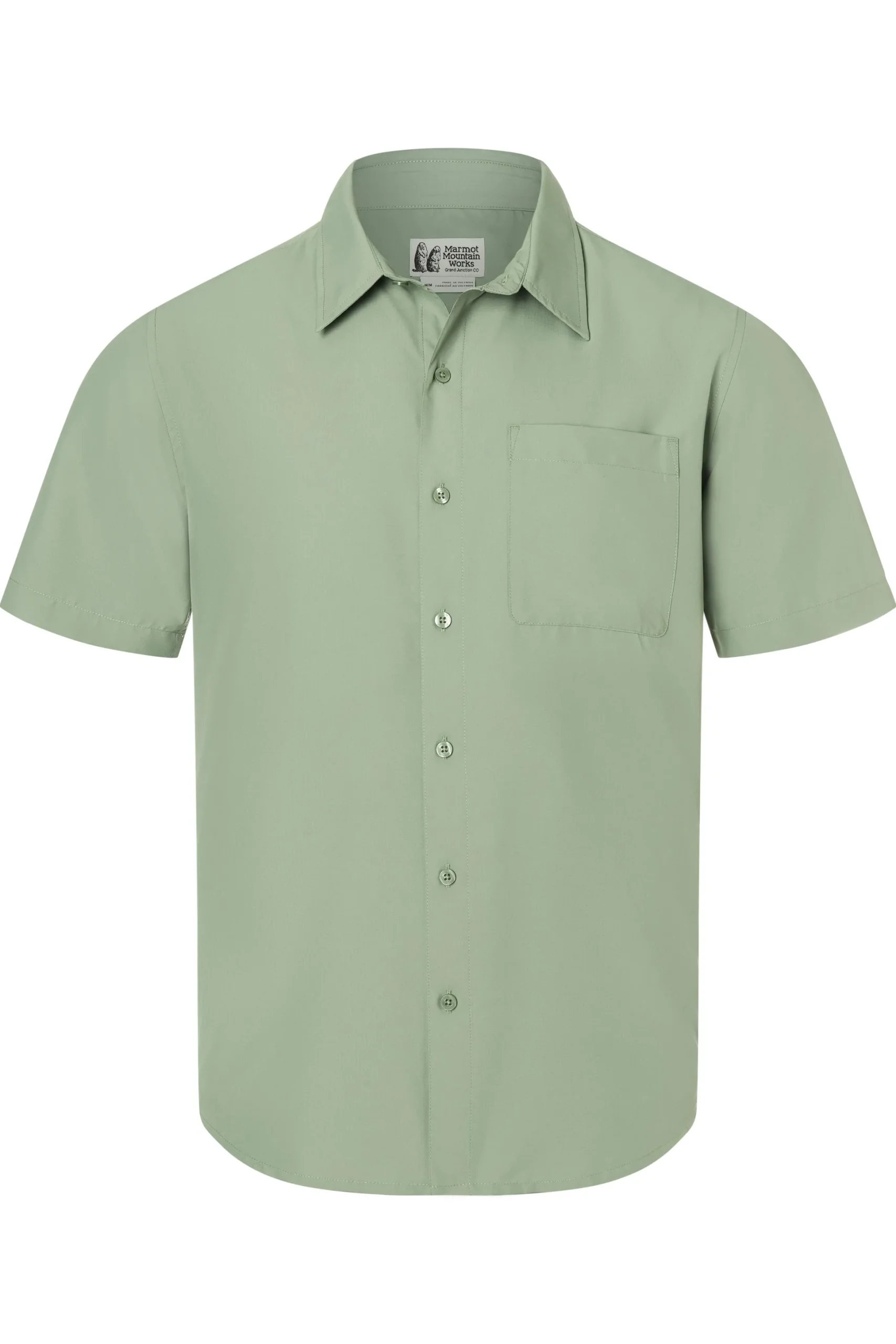 KurzarmhemdAirexchange Solarshield Agate Green